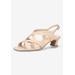 Women's Tristen Sandal by Easy Street in Nude (Size 8 1/2 M)