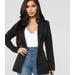 Victoria's Secret Jackets & Coats | Body By Victoria Silky Black Blazer | Color: Black | Size: 0