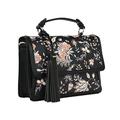 Ted Baker Sckarla Spiced Up Paisley Top Handle Flapover Bag in Black
