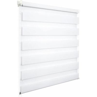 Woltu - Premium Day and Night Zebra/Vision Window Roller blinds White 60x220 cm - White
