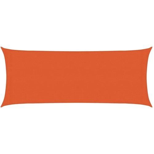 Sonnensegel,Sonnenschutzsegel 160 g/m² Orange 2×4,5 m hdpe vidaXL
