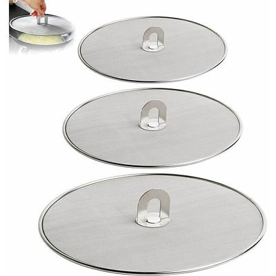 3 Pieces Frying Pan Grease Scree...