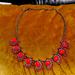 J. Crew Jewelry | J. Crew Beautiful Bright Pink/Coral Adjustable Choker | Color: Orange/Pink | Size: Os