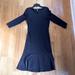 Ralph Lauren Dresses | Black Knit Midi Ralph Lauren Dress- Very Flattering Fit! | Color: Black | Size: Xs