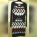 Jessica Simpson Dresses | Jessica Simpson Aztec Design Dress | Color: Black/White | Size: M