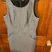 J. Crew Dresses | J Crew Lined Sleeveless Suiting Dress Euc Sz. 8 | Color: Gray/Tan | Size: 8