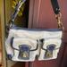 Coach Bags | Coach Legacy Signature Satchel Bag L0894 F13102 | Color: Blue/Cream | Size: Os