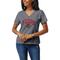 Women's League Collegiate Wear Heather Gray Maryland Terrapins Intramural Boyfriend V-Neck T-Shirt