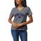 Women's League Collegiate Wear Heather Gray Penn State Nittany Lions Intramural Boyfriend V-Neck T-Shirt