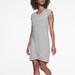 Athleta Dresses | Athleta Sleeveless Criss Cross Dress Light Gray | Color: Gray/Silver | Size: S