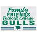 Endicott College 24" x 34" Friends Family Wall Art