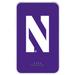 Northwestern Wildcats Solid Design 10000 mAh Portable Power Pack