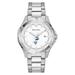 Men's Bulova Silver Fort Valley State Wildcats Stainless Steel Classic Sport Watch