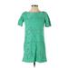 Donna Morgan Casual Dress: Green Dresses - Women's Size 0