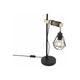 Chon - Lampe de table - 1 lumière - l 19.5 cm - Noir - Rustique - éclairage intérieur - Salon i