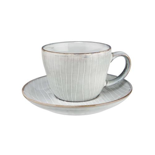 BUTLERS – HENLEY Kaffeetasse mit Untertasse 270ml Geschirr