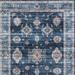 Clara Washable Area Rug - Blue, 7'6" x 9'6" - Frontgate