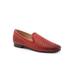 Wide Width Women's Ginger Loafer by Trotters in Red (Size 9 W)