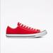 Converse Shoes | Converse Chuck Taylor All Star Classic Unisex Low Top Shoe. Red Color. | Color: Red | Size: 8