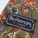 Burberry Accessories | Burberry Of London Men’s Neck Tie Silk | Color: Green/Orange | Size: Os