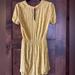 Anthropologie Dresses | Anthropologie Ett:Twa By Anthropologie Skort Romper In Merigold - Size Small | Color: Yellow | Size: S