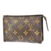 Louis Vuitton Bags | Louis Vuitton Poche Toilette 15 Clutch Pouch Bag Monogram Leather M47546 68sf479 | Color: Brown | Size: W 5.9 X H 3.9 X D 1.8 " (Approx.)