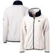 Women's Cutter & Buck Cream Kansas City Chiefs Cascade Eco Sherpa Fleece Full-Zip Jacket