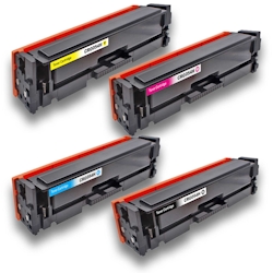 D&C Sparset 4 Toner für Canon i-SENSYS MF645Cx Tonerkassetten kompatibel 054H / 054