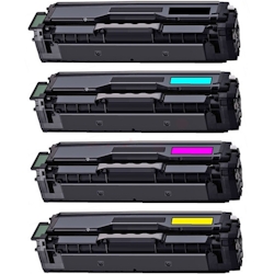 4 Toner Sparset für Samsung CLP-410NW Laser Drucker Tonerkassetten kompatibel CLT-P504C, alle Farben von Gigao