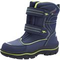 Winterstiefel KANGAROOS "K-Leno V Roostex" Gr. 32, blau (navy, lime) Damen Schuhe Kangaroos