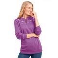 Blair Women's Fair Isle Printed Yoke Sweatshirt - Purple - 3XL - Womens