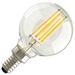 Satco 20524 - 5.5G16.5/LED/CL/927/120V/E12 S21209 Globe Style Antique Filament LED Light Bulb