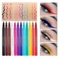 Crayon Eyeliner liquide coloré mat imperméable arc-en-ciel blanc rose crayon de maquillage