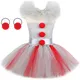 Robe Tutu de Clown Effrayant Joker détectée ywise pour Fille Costume de Cosplay d'Halloween Tenue