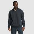 Eddie Bauer Men's Eddie Bauer Fleece Faux Shearling-Lined 1/4-Zip - Grey - Size XXL