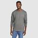 Eddie Bauer Men's Classic Wash 100% Cotton Long-Sleeve Classic T-Shirt - Med Gray - Size XL