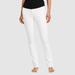 Eddie Bauer Women's Voyager High-Rise Jeans - Slim Straight - White - Size 6