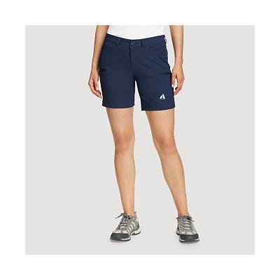 Eddie Bauer Women's Guide Pro Hiking Shorts - Medium Indigo - Size 6