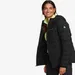 Eddie Bauer Women's MicroTherm FreeFuse Stretch Down Hooded Puffer Jacket - Black - Size M