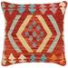 Bohemian Jarvis Turkish Hand-Woven Kilim Pillow - 18'' x 18''