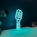 AOOS CUSTOM Microphone 12" LED Novelty Neon Sign in Green | 12 H x 5 W x 1 D in | Wayfair S13-HL
