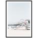 Carly Tabak Prints Santa Monica Lifeguard Tower by Carly Tabak - Picture Frame Photograph Paper, Solid Wood in White | 36 H x 26 W x 2 D in | Wayfair