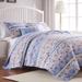 Betty Lace Embellished Quilt And Pillow Sham Set by Greenland Home Fashions in White (Size 3PC KING/CK)