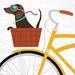 Trinx Beach Bums Dachshund Bicycle I Canvas in White | 36 H x 36 W x 1.25 D in | Wayfair F920A0350C7B4C6AA5A748546D5399BC