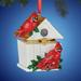 The Holiday Aisle® Cardinal Holiday Shaped Ornament, Resin in Green/Red/White | 2.75 H x 2.31 W x 2.13 D in | Wayfair
