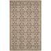 Brown/Gray 108 x 72 x 0.43 in Indoor Area Rug - Alcott Hill® Burkittsville Damask Hand Tufted Wool/Area Rug in Gray Cotton/Wool | Wayfair