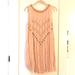 Free People Dresses | Blush Pink, Beaded Shift Dress With Open Back. | Color: Pink | Size: M