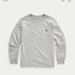 Ralph Lauren Shirts & Tops | Babyboys’cotton Jersey Long-Sleeve Tee By Ralph Laurensz 18m | Color: Gray | Size: 18mb