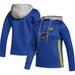 Women's adidas Blue St. Louis Blues Skate Lace Primeblue Team Pullover Hoodie