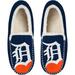 Men's FOCO Detroit Tigers Colorblock Moccasin Slippers
